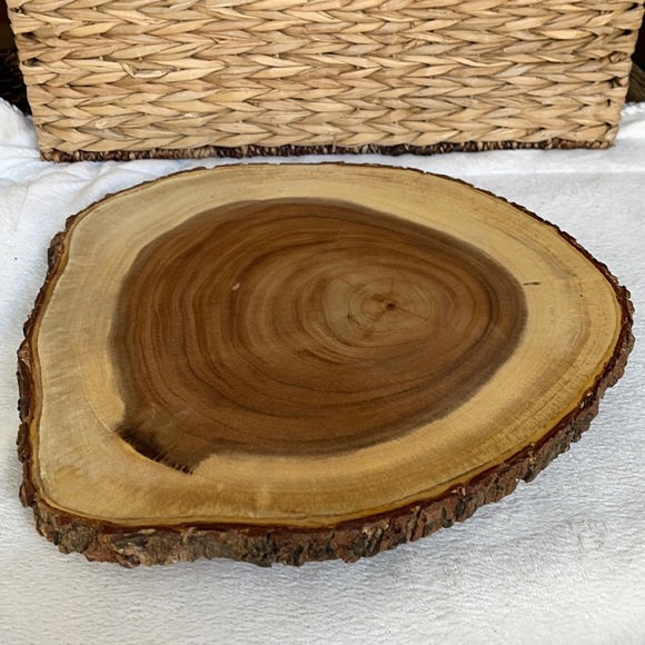 Other - 14” Wooded Charcuterie Board Footed